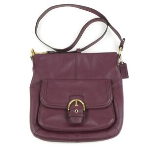 Coach Soho 2-Way Bordeaux Leather Crossbody Shoulder Bag F24685